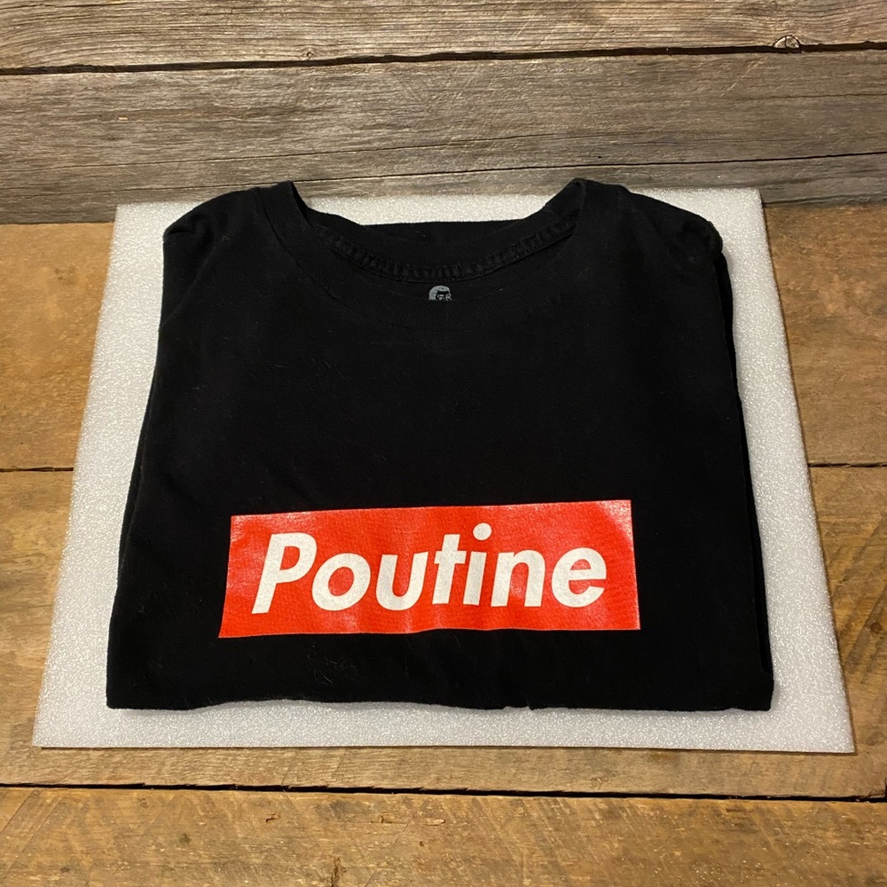 All Cotton Poutine Tee by MAIN & L0CAL - Adult M, Like New